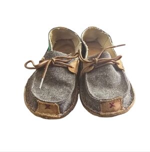 Twisted X Brown and Gray Loafers